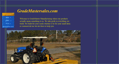 Desktop Screenshot of grademastersales.com